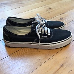 Vans Authentic Black White Size 10.5